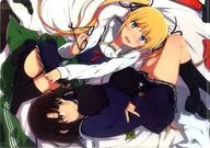 [Saekano: How to Raise a Boring Girlfriend] A4 plastic trasparent file folder Megumi Kato & Eriri Spencer Sawamura C92/Milky Been!