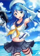 [Kantai Collection ~ KanColle ~] A4 In Urakaze's Fine Weather, See plastic trasparent file folder (sakiyama & Kitahara Tomomoe) COMIC1 ☆ 11 / Ayuya