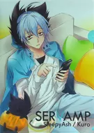 [SERVAMP] A4 plastic trasparent file folder Kuro (Tanaka Strike) C87 / Sayonara Timely