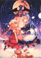[Proyecto Oriental] A4 clear file Remilia Scarlet & Frand'or Scarlet & Izayoi Sakuya (kirero) / KirororO