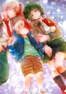 [My Hero Academy] A4 Clear File, Geochromic Freeze & Green 谷出 Chikaya C95 / Trabalho de feriado