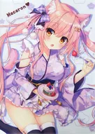 [Original] A4 plastic trasparent file folder Macaron (Ametoyuki) C95 New Edition Purchase benefits / Amenochiyuki & Melon Books