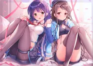 [Azul Lane] A4 Clear File Maroney & Kimberly (Herb Roll & Flower Roll) C96 New Edition Purchase benefits / TwinBox & Mellon Books