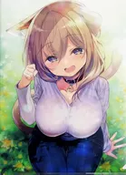 [Original] A4 plastic trasparent file folder Nekomimi ver Air Comiket C98 New Purchase benefits / Saisou @ Saiso. & Melon Books