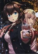 【艦隊Collection~艦娘~】A4透明文件夾時雨&夕立(壹河Fuyusu)C97/蕃薯Houri農場