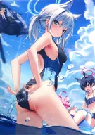 【ブルーアーカイブ】A4クリアファイル 砂狼シロコ(つーはん) C102/ハライ亭