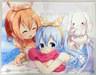 【ご注文はうさぎですか?】ココチノもふもふブランケット ココア＆チノ(わき) C91/fluffy×fluffy