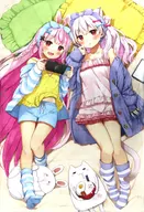 [Virtual YouTuber] Mofu Mofu Extra Large Blanket (Eri Natsume) C99 / Strawberry Saizu