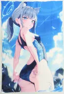 【ブルーアーカイブ】BIGタオルケット 水着 砂狼シロコ(佐伯ソラ) C104/ぽよぽよスカイ