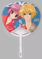 【ときめきメモリアル】うちわ 葉月珪＆主人公(河井まりあ) /魔理亜の缶詰