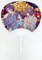 【薄桜鬼】ミニうちわ 沖田総司＆雪村千鶴＆原田左之助(滝川るか) 2009 Summer/WATER FALL