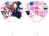 【涼宮ハルヒの憂鬱】2009 Summer うちわ 朝比奈みくる＆鶴屋さん(いずみべる) C76/BELL’S BRAND