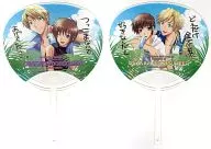 【よろず】うちわ ムウ・ラ・フラガ＆キラ・ヤマト＆枢木スザク＆ジノ・ヴァインベルグ 2008/ウサカジ。