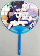 【オリジナル】うちわ(桜沢いづみ＆ミヤスリサ) C94/CHRONOLOG＆D・N・A.Lab