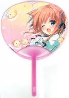 【オリジナル】うちわ(柚子奈ひよ) C94/しとろんの杜