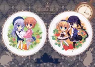 【ご注文はうさぎですか?】ごちうさコースター(2種セット) ココア＆チノ＆リゼ＆シャロ(みけおう) C86/PINK CHUCHU