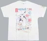 【艦隊これくしょん～艦これ～】白スクヴェールヌイフルカラーコットンTシャツ ホワイト Lサイズ(シロガネヒナ) C90/MILK BAR