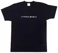 【オリジナル】Tシャツ ブラック Lサイズ Literal world tour/岸田教団＆THE 明星ロケッツ