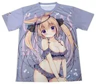 【オリジナル】うさ耳ちゃんフルグラTシャツ Lサイズ(宮坂みゆ＆宮坂なこ) C96/CANVAS+GARDEN