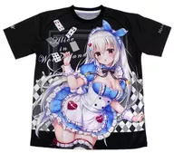 【オリジナル】吸血鬼ちゃん フルグラフィックTシャツ Lサイズ(三つ葉ちょこ) C96/メルメリー