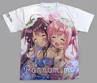 【オリジナル】ゆきみつきみのしあわせフルグラTシャツ Lサイズ(ぱん) エアコミケC98/ぱんのみみ
