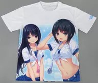 【オリジナル】フルグラフィックTシャツ Lサイズ 青山澄香＆白峰莉花(珈琲貴族) C96