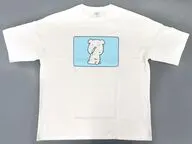 【オリジナル】しらたま犬ビッグシルエットTシャツ XLサイズ(しらたま) C108/しらたまこ