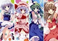 【東方Project】スティックポスター4枚組 霊夢＆早苗＆咲夜＆レミリア(三輪フタバ＆成瀬守) C78/CHOCOLATE CUBE＆THE FLYERS