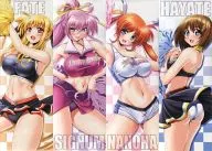 [Magical Girl Lyrical NANOHA] Vertically long poster set 4-piece set is & Hayate & Fate & Signam (Itachtop) C87 / Metabolic Cafe bad smell noise