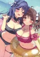 【オリジナル】A3クリアポスター うた＆ここあ(ぱん) C106/ぱんのみみ