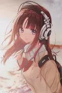 【オリジナル】A2ポスター 紫音(月神るな) /lunatic joker