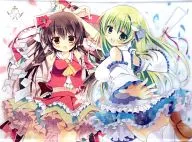 【東方Project】B1タペストリー 博麗霊夢＆東風谷早苗(あづみ一樹) 第11回博麗神社例大祭/Come Through