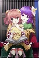 【 Toho Project 】 B2 Tapestry Kosuzu Motoi & Agu Hieda (Curee) 2016.1 Melon Books Paid Special Offer / Melon Books & AQUA STYLE