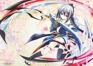 【オリジナル】世界遺産娘1.2メートルタペストリー 姫路城(天夢森流彩) COMIC1☆10/和＆白い狐の住む社