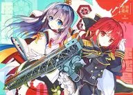 [Original] Patrimonio de la Humanidad, Musume 1.2 metros Tapiz isla de Gunkanjima y Santuario Itsukushima (Shirokitsune) COMIC1 10 / Un santuario donde viven zorros japoneses y blancos japoneses y blancos