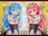 【Re：ゼロから始める異世界生活】B2タペストリー レム＆ラム(あやみ) /ハチゴ