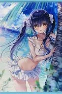 【オリジナル】B2タペストリー 「うれしはずかし 初海デート」(たにはらなつき) /densuke