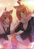 【ice】B2掛畫MEICHAN&亞紀(第19頁)COMIC1☆13/practice