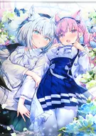 【バーチャルYouTuber】B2タペストリー 湊あくあ＆白上フブキ(とぴあ) C99/オレンジタイル