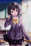 【オリジナル】B2タペストリー 隣の席の女の子(ねむりねむ) C99/RE：moon