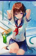 [Original] B2W Suede Tapestry by Melonbooks Girls Collection 2021 summer (Miwa Besakura) 2021.9 / Melon Books