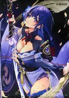 【原神-GENSHIN-】A1タペストリー 雷電将軍(しろきつね) C101/白い狐の住む社