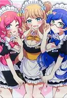 [Kiratto Pri Chan] B2W Suede Tapestry Maid Rinka Aoba & Maria Kanamori & Momoyama Mirai (Space DERO DERO) Prism ☆ Jump 30 / Grapefruit Moon