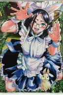 【オリジナル】組み立て式B2タペストリー 絵柄A(ガガイモ) ガガイモ展 ～黒髪艶美人～/ガガイモマン＆とらのあな