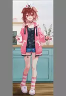 [Virtual YouTuber] Life-size Tapestry Hololive 戌神 Komine (Shark Fin) C105/RUINON
