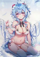 【原神-GENSHIN-】B2Wスエードタペストリー 天使甘雨(あまき) C103/Amaki