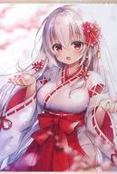 【オリジナル】描き下ろしB2Wスエードタペストリー ちょこかべ 絵柄A(三つ葉ちょこ) 三つ葉ちょこオンリーショップ/メロンブックス
