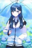 【オリジナル】B2タペストリー 絵柄C(みすみ) みすみ展 -pale blue-/ツクルノモリ