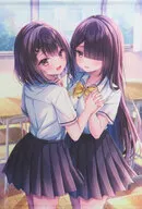 【オリジナル】B2タペストリー 隣の席の女の子-Before-(ねむりねむ) コミティア148/RE：moon
