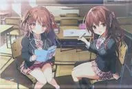 【オリジナル】B2Wスエードタペストリー ここあ＆舞香(ぱん＆karory) karory＆ぱん ふたり展 in 福岡 KITTE 博多/KAROMIX＆ぱんのみみ